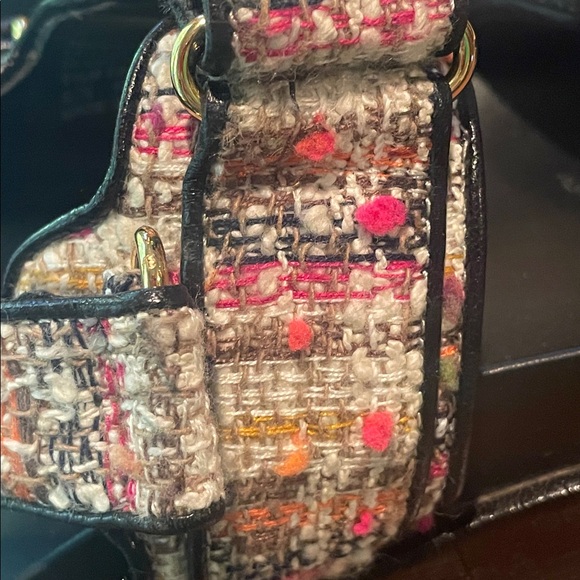 Tory Burch Kira Sport Tweed Bouclé Velcro Sandals Cream Multi | Women’s 8.5 - Picture 11 of 16